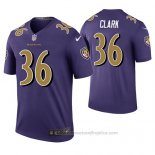 Camiseta NFL Legend Baltimore Ravens Chuck Clark Violeta Color Rush