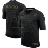 Camiseta NFL Limited Carolina Panthers McCaffrey 2020 Salute To Service Negro