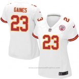 Camiseta NFL Game Mujer Kansas City Chiefs Gaines Blanco