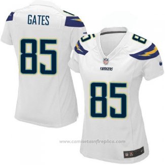 Camiseta NFL Game Mujer Los Angeles Chargers Gates Blanco
