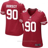 Camiseta NFL Game Mujer San Francisco 49ers Dorsey Rojo