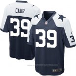 Camiseta NFL Game Nino Dallas Cowboys Carr Negro Blanco
