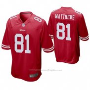 Camiseta NFL Game San Francisco 49ers Jordan Matthews Rojo
