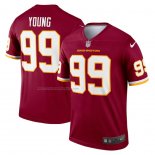 Camiseta NFL Legend Washington Redskins Chase Young Rojo