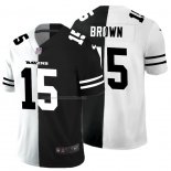 Camiseta NFL Limited Baltimore Ravens Brown White Black Split