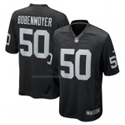 Camiseta NFL Game Las Vegas Raiders Jacob Bobenmoyer Negro