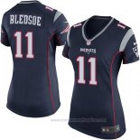 Camiseta NFL Game Mujer New England Patriots Bledsoe Negro