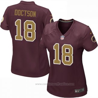 Camiseta NFL Game Mujer Washington Redskins Doctson Marron
