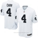 Camiseta NFL Game Nino Las Vegas Raiders Carr Blanco