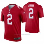 Camiseta NFL Legend New York Giants 2 Aldrick Rosas Inverted Rojo