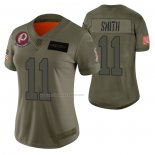 Camiseta NFL Limited Mujer Washington Redskins Alex Smith 2019 Salute To Service Verde