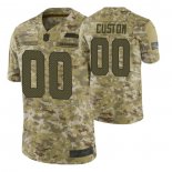 Camiseta NFL Limited Seattle Seahawks Personalizada Salute To Service Verde