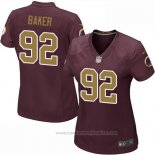 Camiseta NFL Game Mujer Washington Redskins Baker Marron
