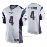 Camiseta NFL Game New England Patriots Jarrett Stidham Blanco