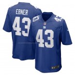 Camiseta NFL Game New York Giants Nate Ebner Azul