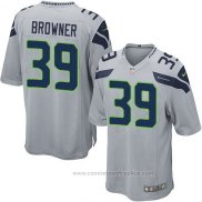 Camiseta NFL Game Nino Seattle Seahawks Browner Gris