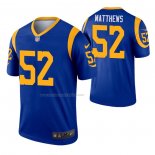 Camiseta NFL Legend Los Angeles Rams Clay Matthews Azul