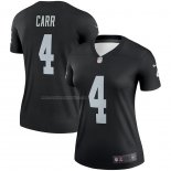 Camiseta NFL Legend Mujer Las Vegas Raiders Derek Carr Negro