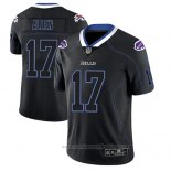 Camiseta NFL Limited Buffalo Bills Josh Allen Negro Color Rush 2018 Lights Out