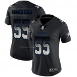 Camiseta NFL Limited Mujer Dallas Cowboys Vander Esch Smoke Fashion Negro