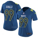 Camiseta NFL Mujer Pro Bowl NFC Donald 2017 Azul