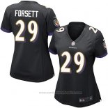 Camiseta NFL Game Mujer Baltimore Ravens Forsett Negro