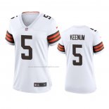 Camiseta NFL Game Mujer Cleveland Browns Case Keenum Blanco
