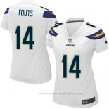 Camiseta NFL Game Mujer Los Angeles Chargers Fouts Blanco