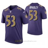 Camiseta NFL Legend Baltimore Ravens Bam Bradley Violeta Color Rush
