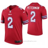 Camiseta NFL Legend Buffalo Bills Nathan Peterman Rojo Color Rush