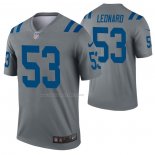 Camiseta NFL Legend Indianapolis Colts Darius Leonard Inverted Gris