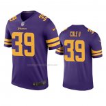 Camiseta NFL Legend Minnesota Vikings Brian Cole Ii Violeta Color Rush