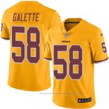 Camiseta NFL Legend Washington Redskins Galette Amarillo