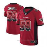 Camiseta NFL Limited Atlanta Falcons De'vondre Campbell Rojo 2018 Rush Drift Fashion