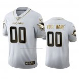 Camiseta NFL Limited Miami Dolphins Personalizada Golden Edition Blanco