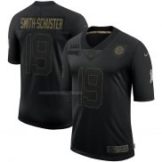 Camiseta NFL Limited Pittsburgh Steelers Smith-Schuster 2020 Salute To Service Negro