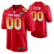 Camiseta NFL Pro Bowl New York Jets Personalizada Rojo