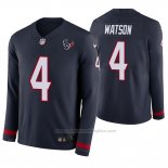 Camiseta NFL Therma Manga Larga Houston Texans Deshaun Watson Azul