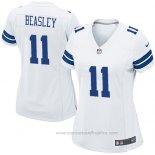 Camiseta NFL Game Mujer Dallas Cowboys Beasley Blanco