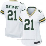 Camiseta NFL Game Mujer Green Bay Packers Clinton Dix Blanco