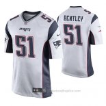Camiseta NFL Game New England Patriots Ja'whaun Bentley Blanco