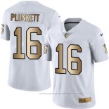 Camiseta NFL Gold Legend Las Vegas Raiders Plunkett Blanco
