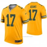 Camiseta NFL Legend Green Bay Packers 17 Davante Adams Inverted Oro