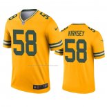 Camiseta NFL Legend Green Bay Packers Christian Kirksey Inverted Oro