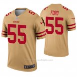 Camiseta NFL Legend San Francisco 49ers 55 Dee Ford Inverted Oro