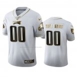Camiseta NFL Limited Philadelphia Eagles Personalizada Golden Edition Blanco