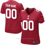 Camiseta NFL Mujer New York Giants Personalizada Rojo