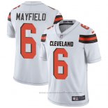 Camiseta NFL Game Cleveland Browns 6 Baker Mayfield Blanco Vapor Untouchable
