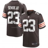 Camiseta NFL Game Cleveland Browns Andrew Sendejo Marron