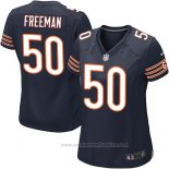 Camiseta NFL Game Mujer Chicago Bears Freeman Blanco Azul